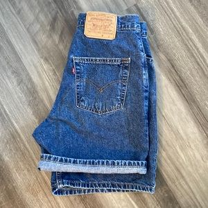 Vintage high waisted Levi shorts